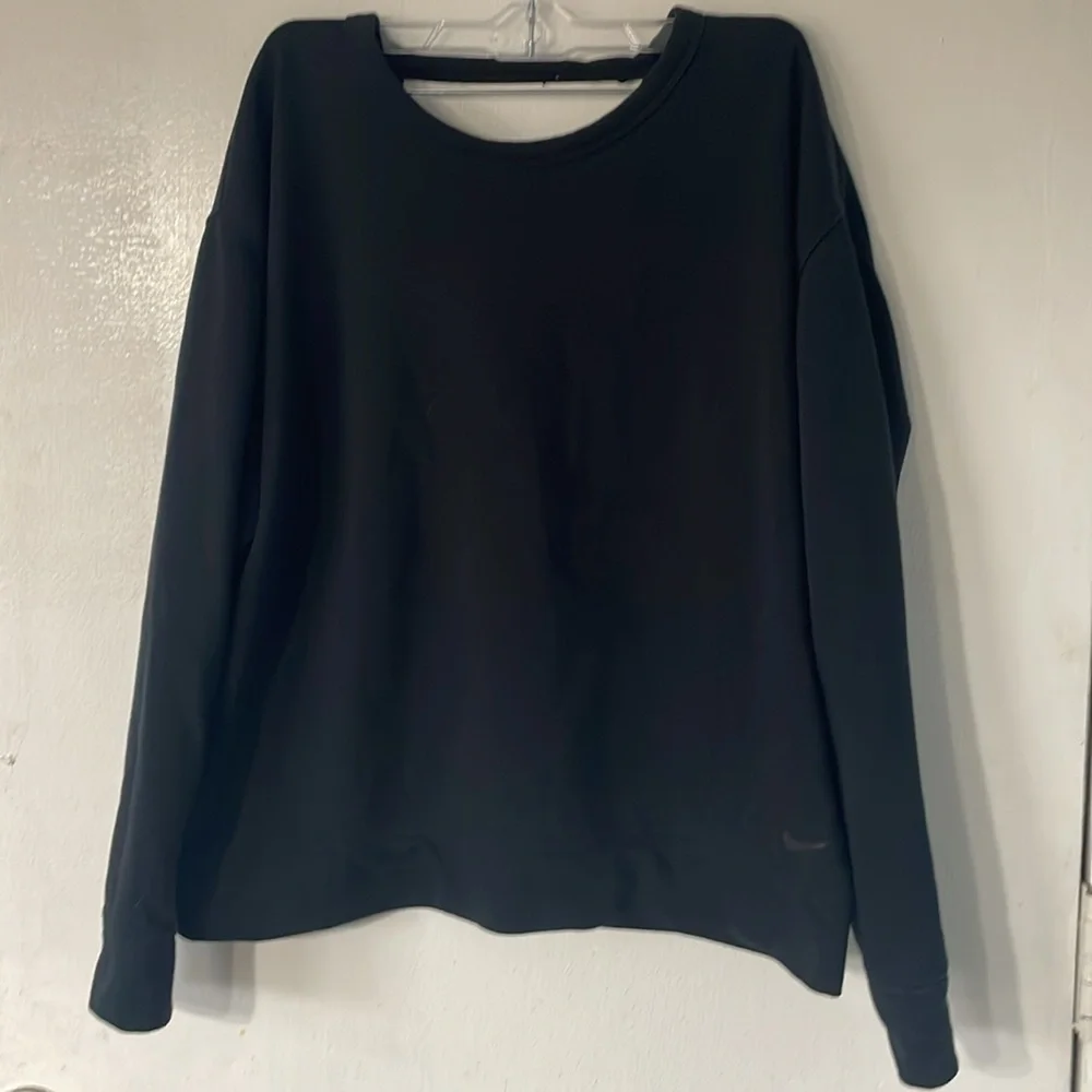 Nike dri-fit versa Open Back Sweatshirt